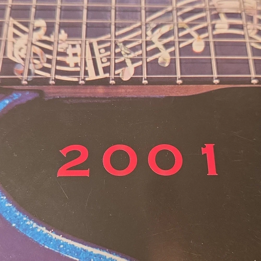 Fender Custom Shop Calendar 2001 Vintage Y2K Guitar Music